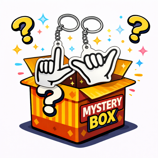 Mystery ASL alphabet keychain