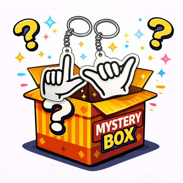Mystery ASL alphabet keychain