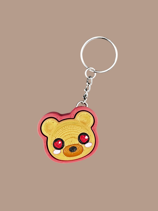 Bear Heart Eyes Face Clicker
