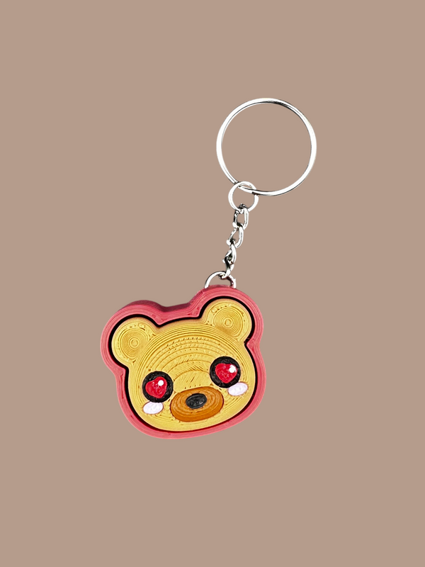 Bear Heart Eyes Face Clicker