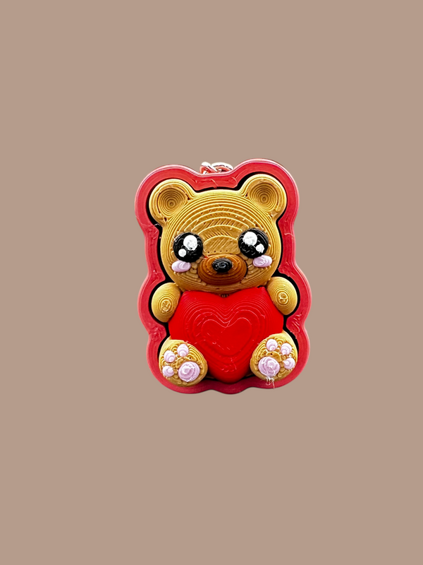 Bear Full body with Heart Clicker