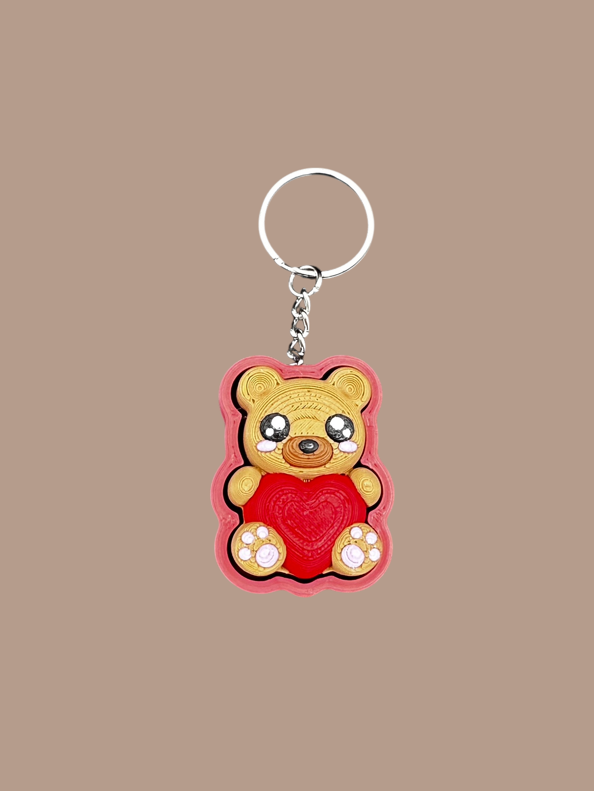 Bear Full body with Heart Clicker