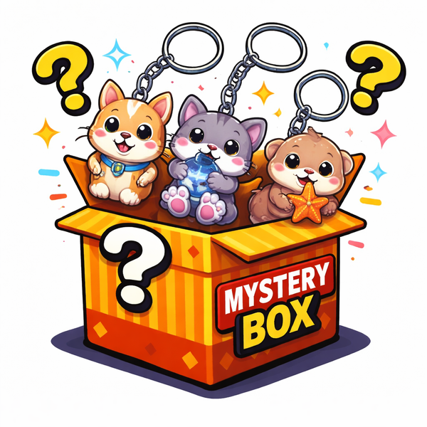 Mystery animal keychain