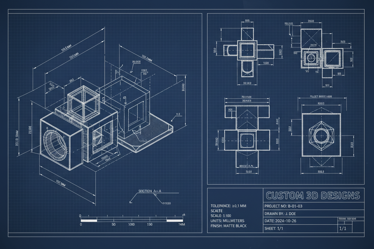Custom 3D Designs Blueprint please :D